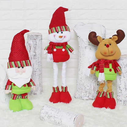 Christmas Big Dolls Snowman Elk Toy Doll