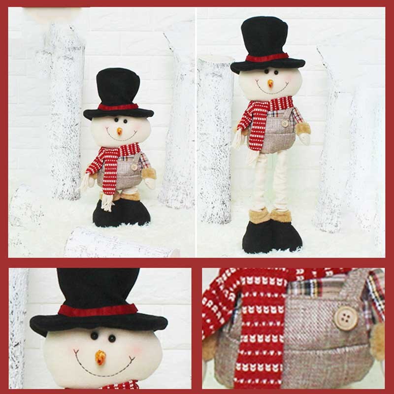 Christmas Big Dolls Snowman Elk Toy Doll