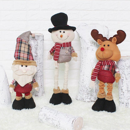 Christmas Big Dolls Snowman Elk Toy Doll