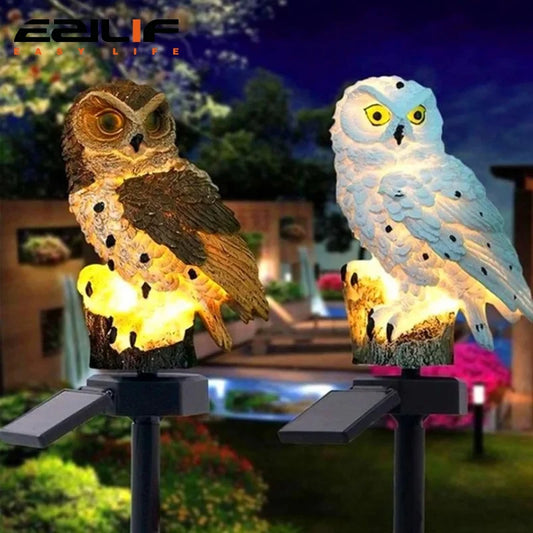 Solar Lamp Owl Animal Solar Garden Lights Solar Powered Solar Led