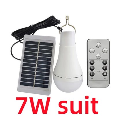 Solar Light Waterproof USB Charged Hanging Emergency Sunlight Powered