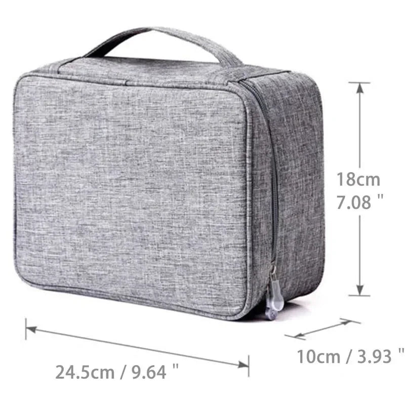 Cable Storage Bag Waterproof Digital Electronic Organizer Portable USB