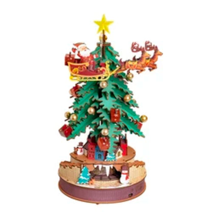 Robotime Rolife 3D Wooden Puzzles AMS01 Christmas Melody Tree Music