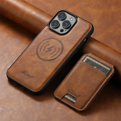 Wallet Phone Case Card Holder Leather Magnetic Pocket Cover For iPhone