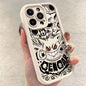 Cartoon Pokemon Gengar Plain Phone Case for iPhone 16 15 14 13 12 Pro