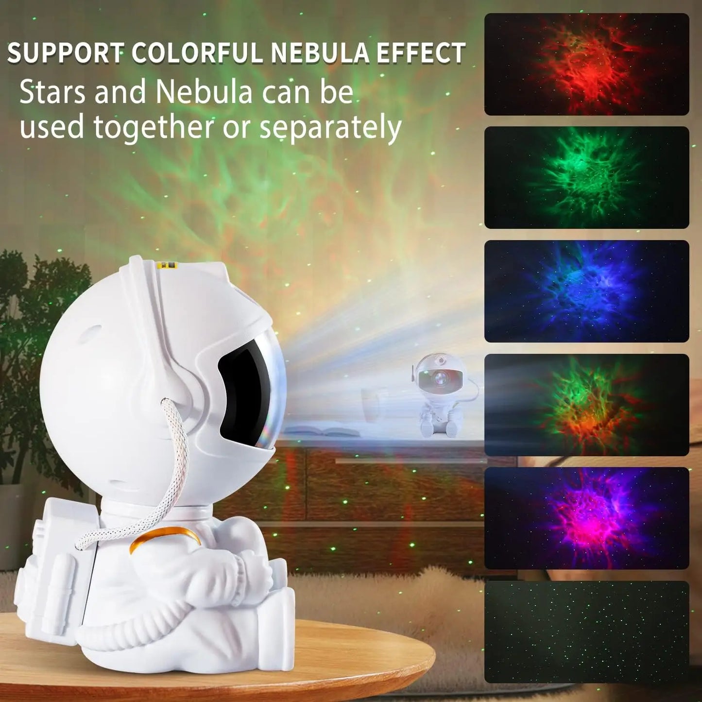 Galaxy Light Projector Gift Kids Adults Astronaut Night Light Bedroom