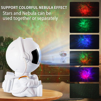 Galaxy Light Projector Gift Kids Adults Astronaut Night Light Bedroom