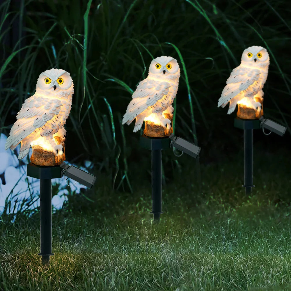 Solar Lamp Owl Animal Solar Garden Lights Solar Powered Solar Led