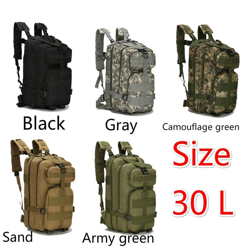 30L/50L 1000D Nylon Waterproof Backpack Outdoor Military Rucksacks