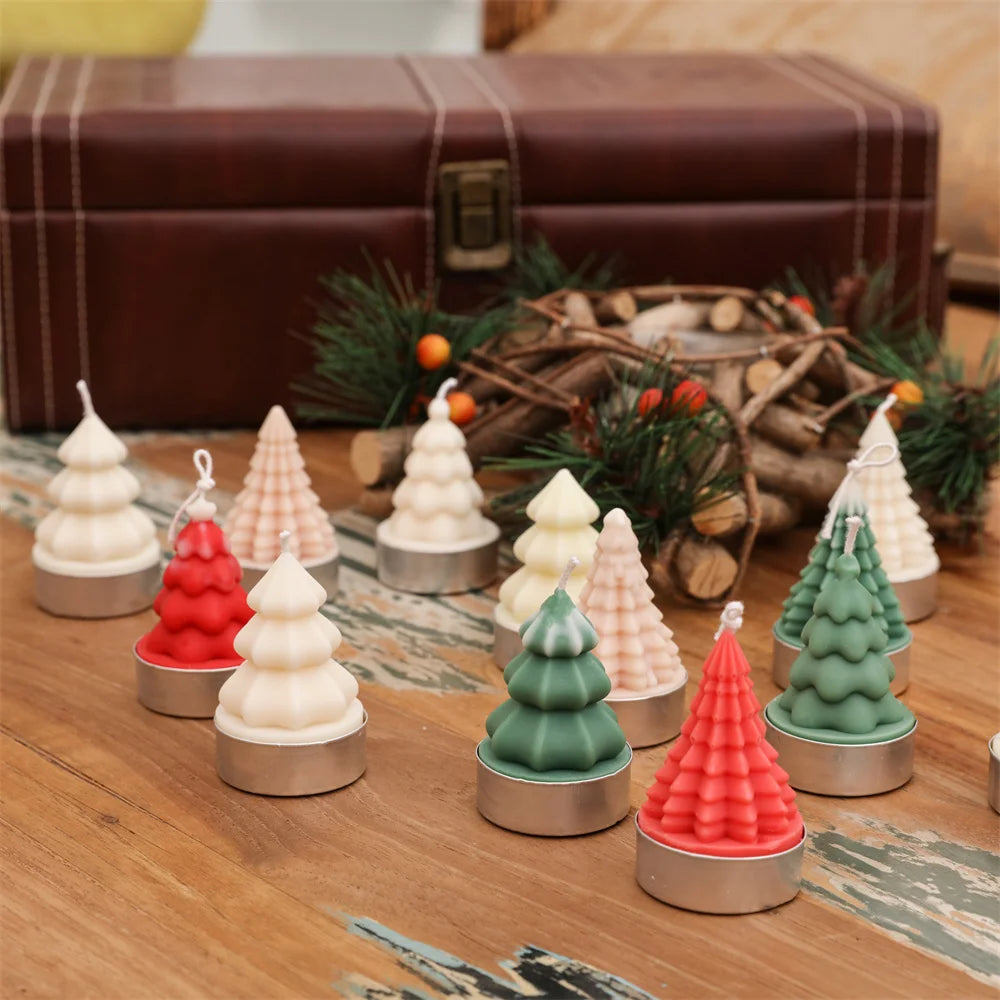 Mini Christmas Tree Silicone Mold DIY Scented Candle Soap Mould