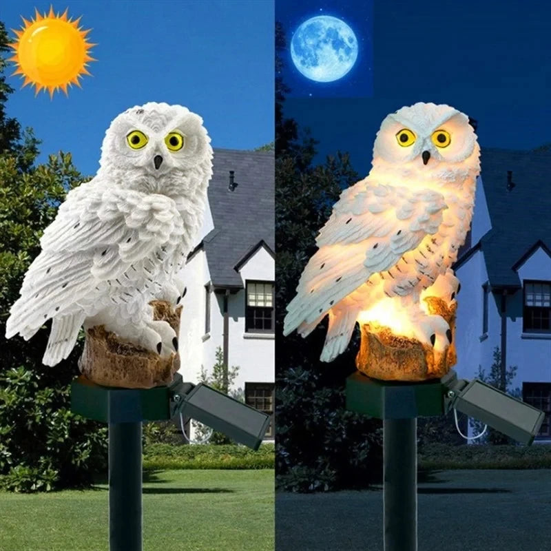 Solar Lamp Owl Animal Solar Garden Lights Solar Powered Solar Led