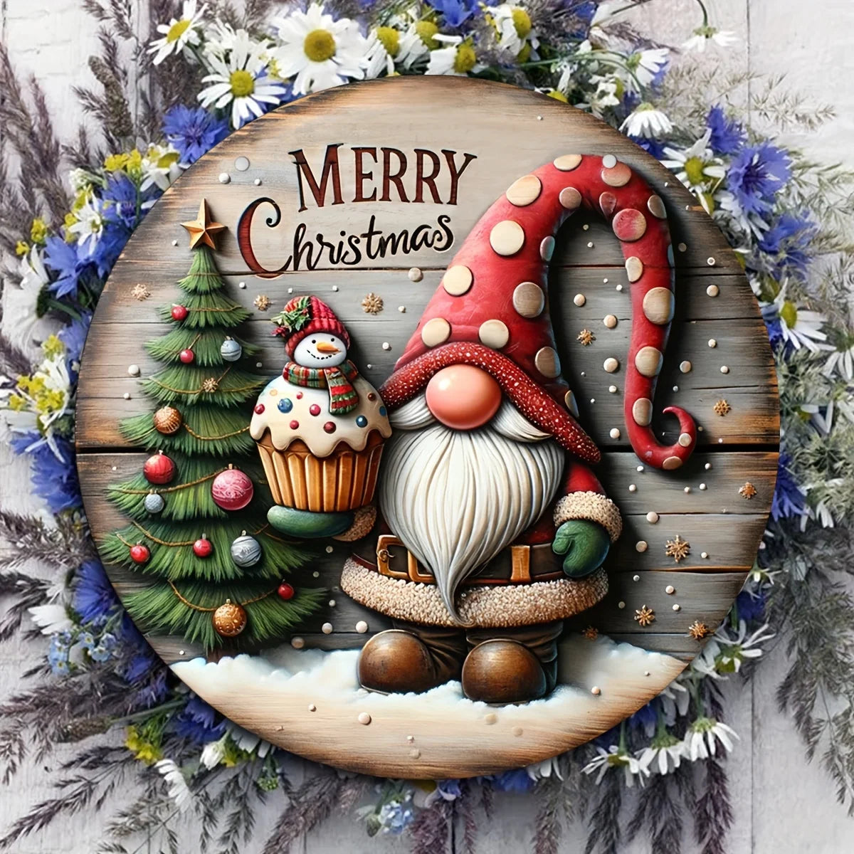 1pc christmas decorations wooden sign merry christmas wooden sign