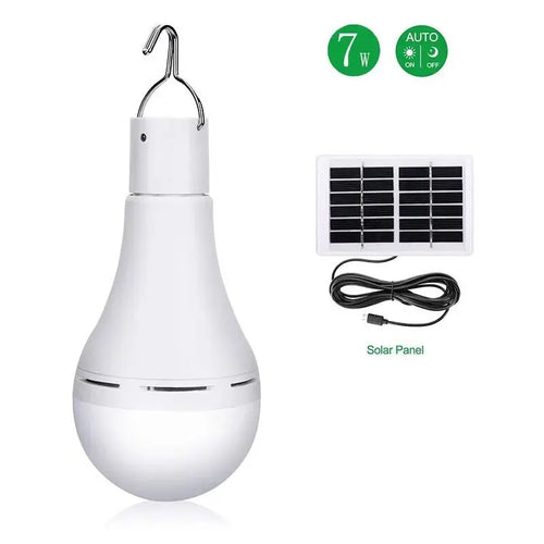 7W Solar Light Waterproof USB Charged Hanging Emergency Sunlight