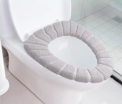 Toilet Seat Cover Warm Soft Acrylic Washable Mat Home Decor Closestool