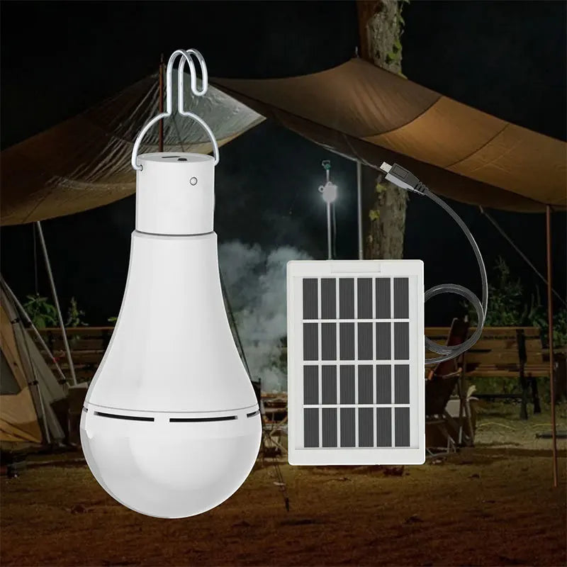 Solar Light Waterproof USB Charged Hanging Emergency Sunlight Powered