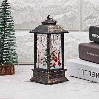 New Christmas Wind Lamp Candle Table Lamp Small Night Lamp Elderly