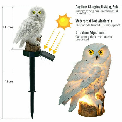 Solar Lamp Owl Animal Solar Garden Lights Solar Powered Solar Led