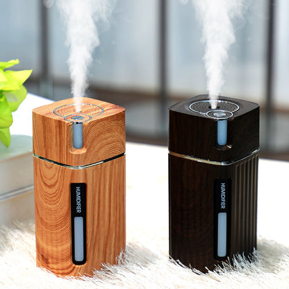 Ultrasonic Air Humidifier USB Mini Mist Maker LED Light