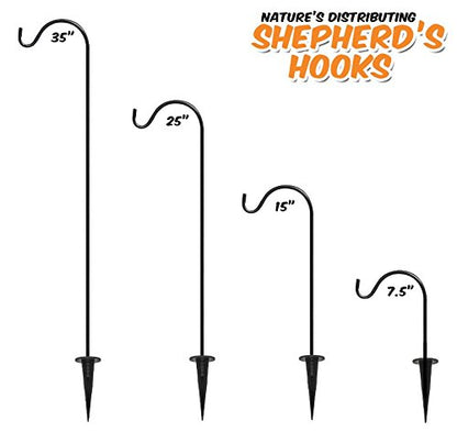 Shepherd's Hooks Garden Stakes -Set of 4