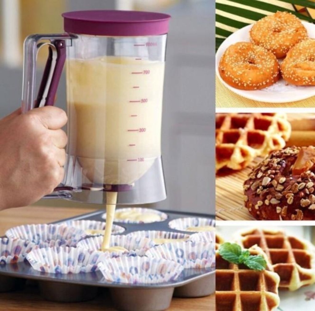 Batter Dispenser Pancake, Cupcake, Muffin Measuring Tool